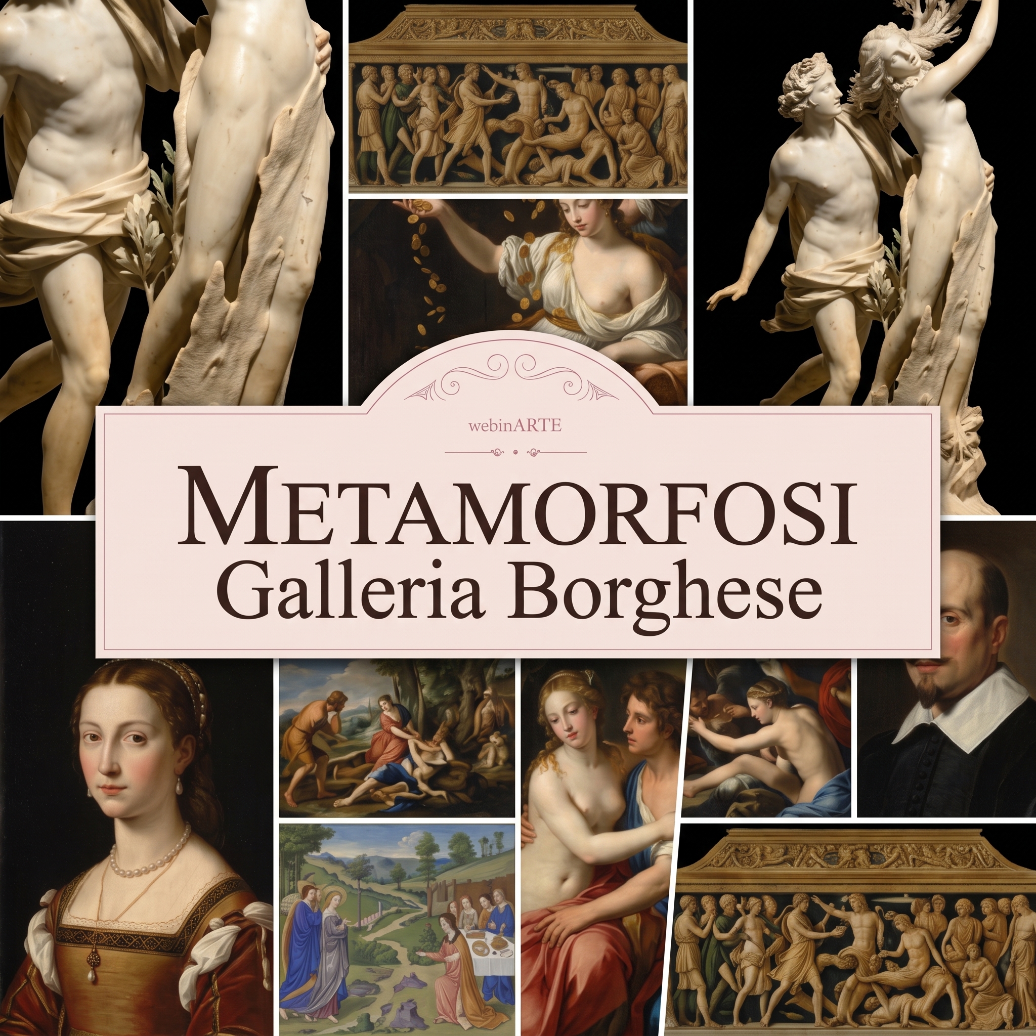 METAMORFOSI GALLERIA BORGHESE quadrato