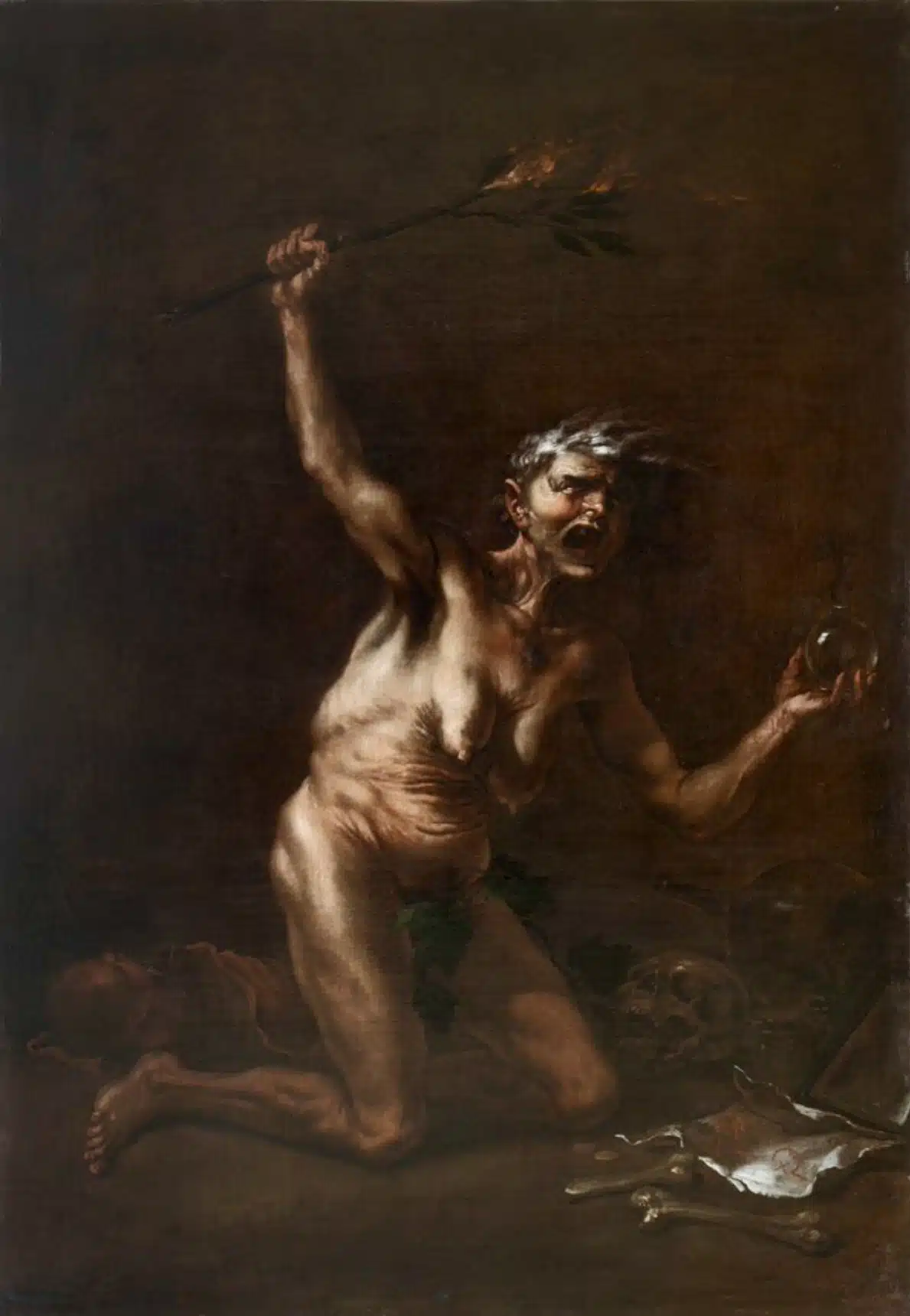 La Strega di Salvator Rosa, Gallerie degli Uffizi, Firenze