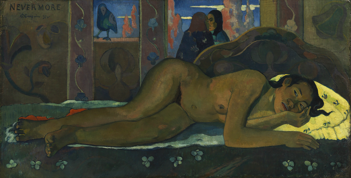 Paul Gauguin, Nevermore, 1897, Courtauld Gallery di Londra